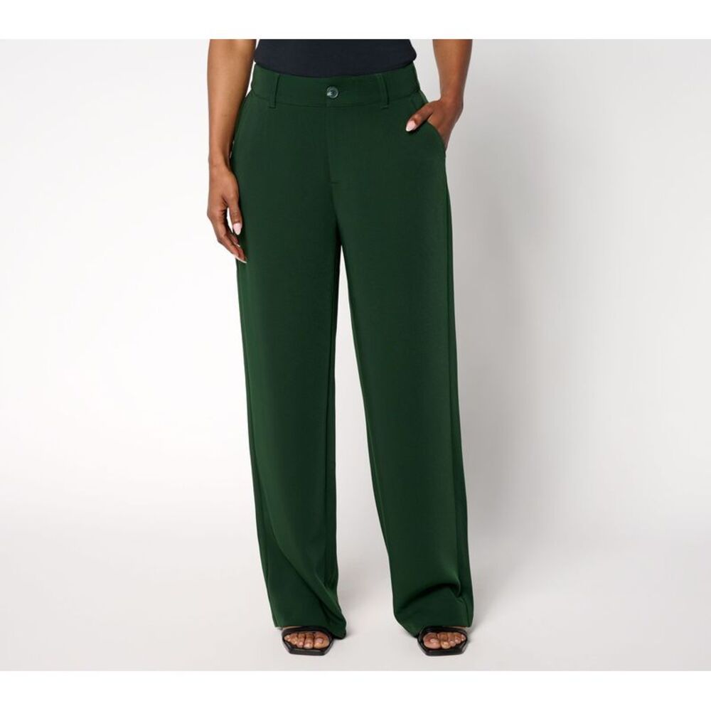 SUNNYLiFE Women's Pants Sz 6 Straight Leg Trouser Green A702331